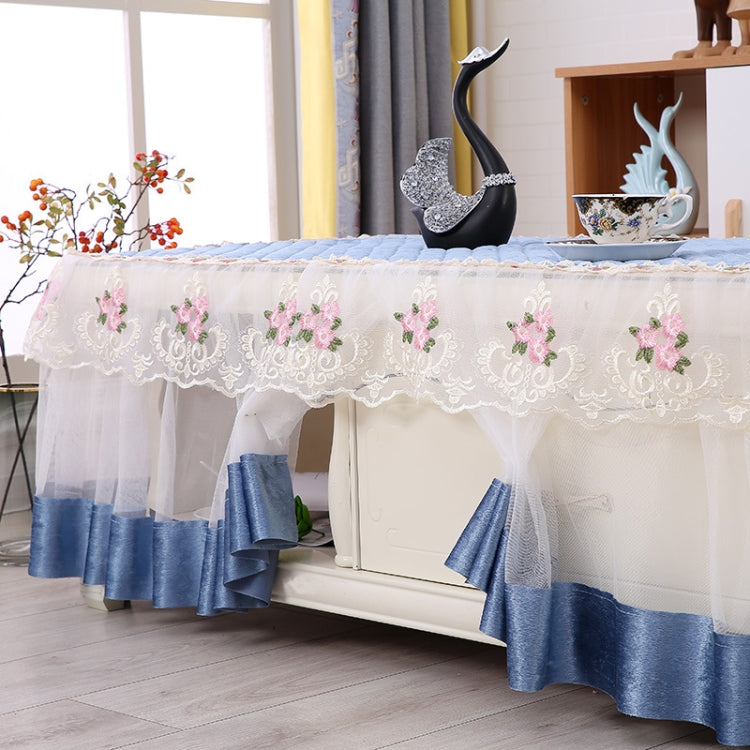 Simple Fabric Lace Rectangular Tablecloth, 80x150cm