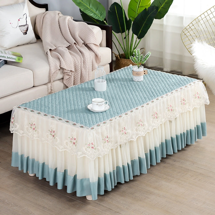 Simple Fabric Lace Rectangular Tablecloth, 75x140cm, 80x130cm, 80x140cm