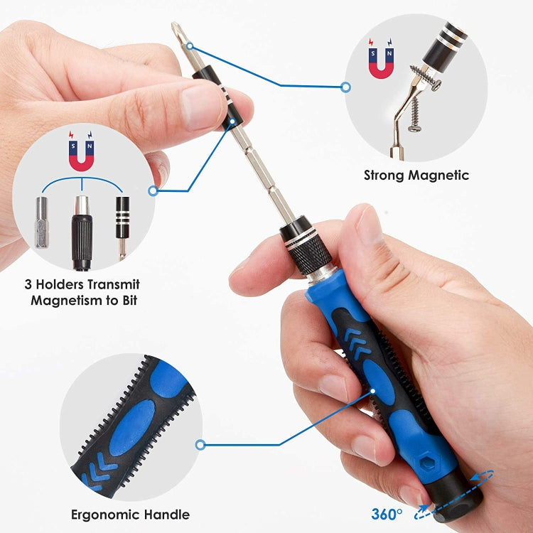 142 In 1 Precision Screwdriver Set Magnetic Screw Driver Bit Kit For PC Phone Repair Tool, 142 in 1