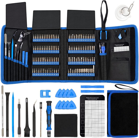 142 In 1 Precision Screwdriver Set Magnetic Screw Driver Bit Kit For PC Phone Repair Tool, 142 in 1