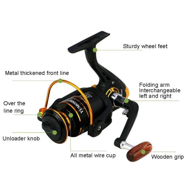 Metal Spinning Fishing Reel