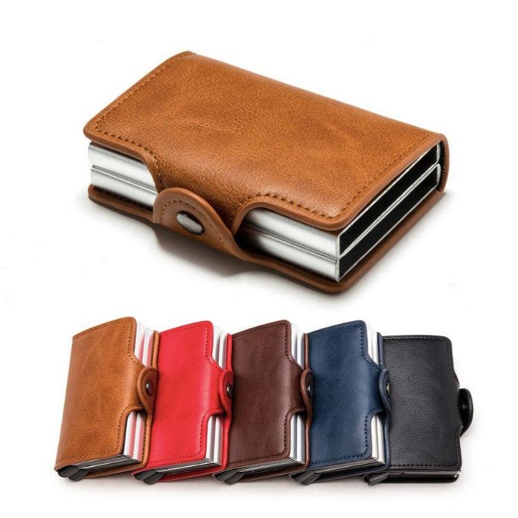 Automatic Pop-up Card Holder Metal Card Box RFID Credit Card Bank Card Box Wallet