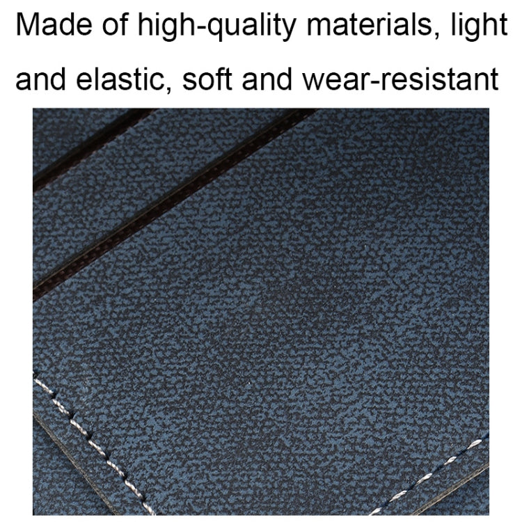 Baellerry Synthetic Leather Men Short Wallet Large Capacity Multi-Card Slot Zipper Wallet