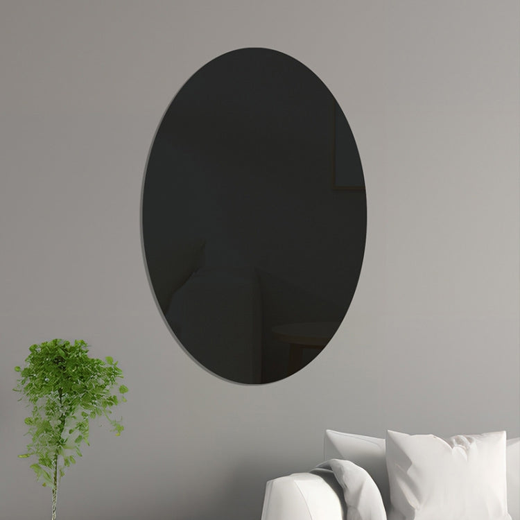 Oval Acrylic Mirror Stereo Wall Stickers Home Decoration Soft Mirror