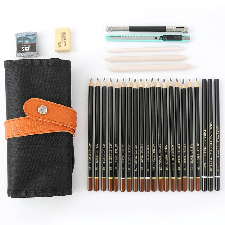 Sketch Drawing Pencil Set 2H-8B Special Pencil for Art Painting, 28-in-1