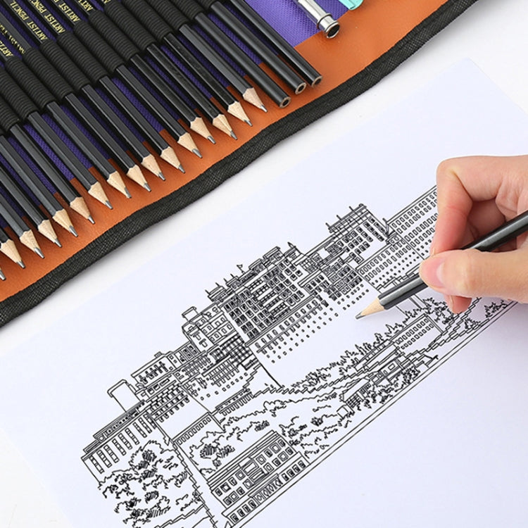 Sketch Drawing Pencil Set 2H-8B Special Pencil for Art Painting, 28-in-1