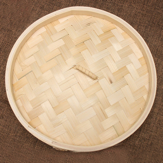 Bamboo Bun Steamer Food Veggie Steamer Basket, 21cm Cover, 21cm Cage, 27cm Cage