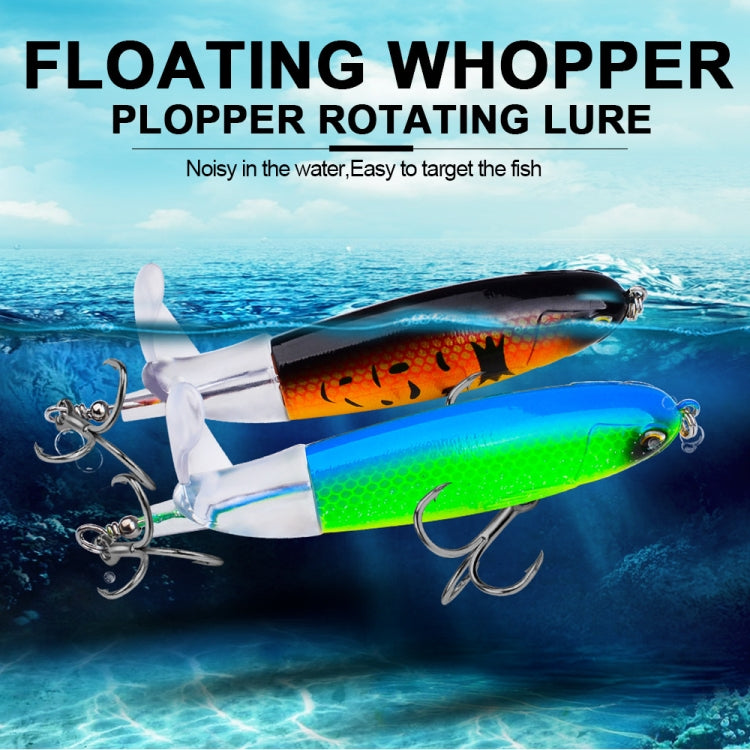 PROBEROS DW601 360 Degree Rotating Propeller Lures Topwater Tethered Tractor Floating Fake Fish Bait, 11.5cm/16.5g, 14.5cm/32.5g, 10.5cm/13.5g
