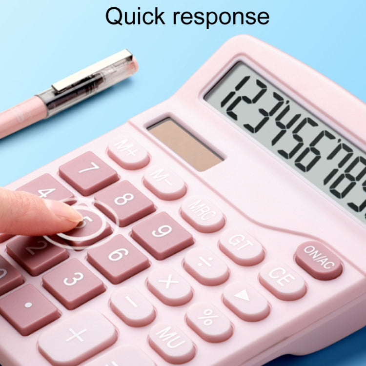 12-Digit Large Screen Solar Dual Power Calculator Student Exam Accounting Office Supplies