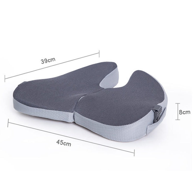 BEWALKER Foldable Travel Seat Cushion Memory Foam Breathable Chair Cushion
