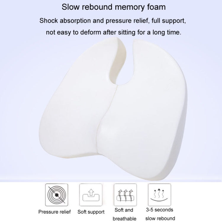 BEWALKER Foldable Travel Seat Cushion Memory Foam Breathable Chair Cushion