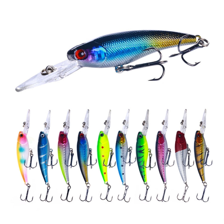 10colors /Set HENGJIA MI103 Diving Minnow Dummy Bait Biomimetic Lua Hard Lure