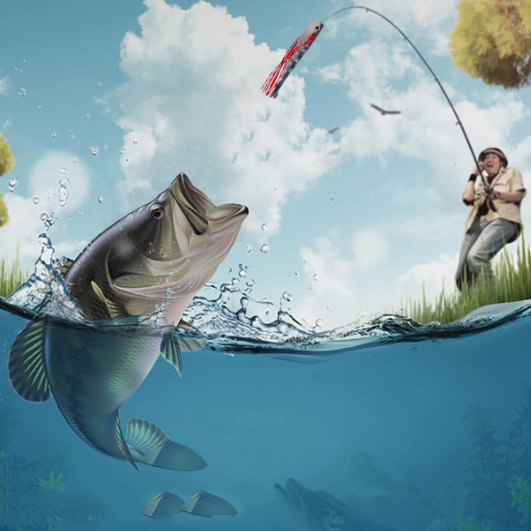 HENGJIA SO175 Two Color Split Fork Soft Bait Freshwater Fishing Salmon Lures