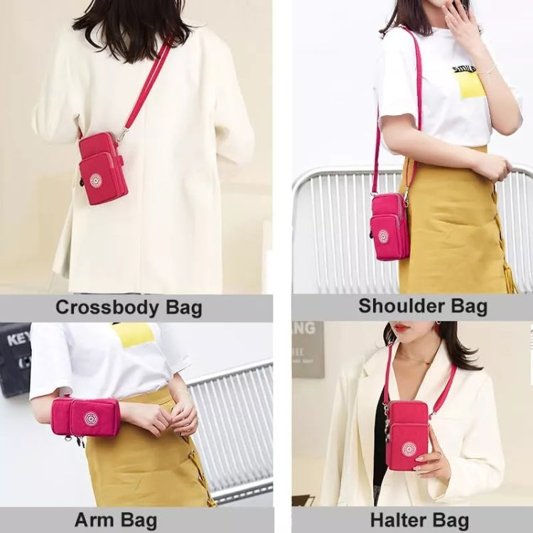 Crossbody Mobile Phone Bag Vertical Coin Purse with Armband for Women