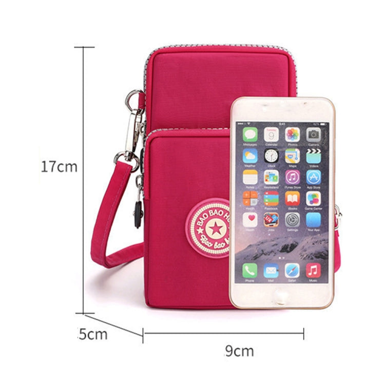 Crossbody Mobile Phone Bag Vertical Coin Purse with Armband for Women