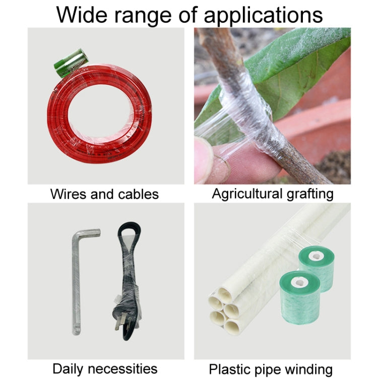 Garden Grafting Tape Fruit Tree Seedling Self-Adhesive Wrap, 2cm, 2.5cm, 3cm, 4cm, 4.5cm, 5cm, 6cm, 7cm, 8cm, 9cm, 10cm