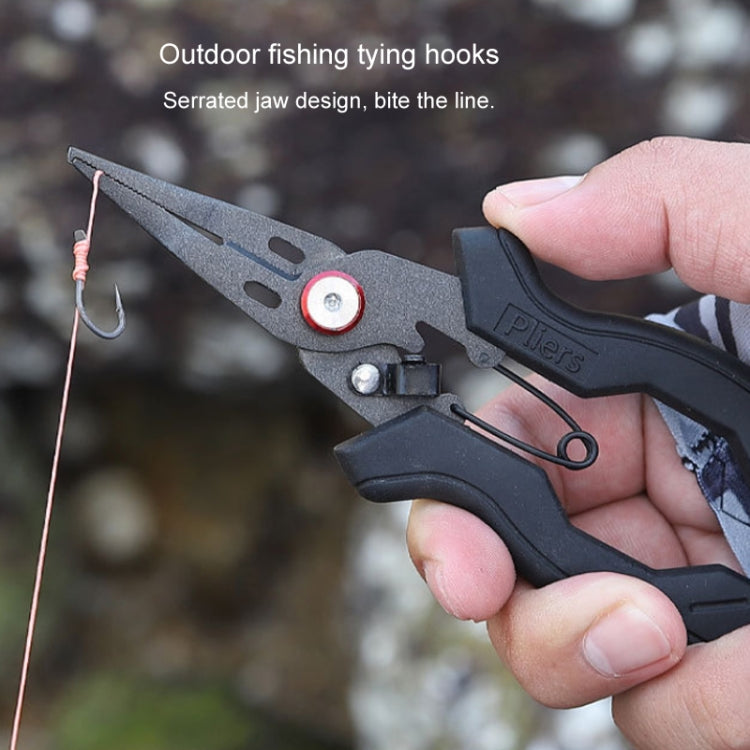 Teflon Stainless Steel Multifunctional Fishing Pliers Anti-slip Cutting Line Open Ring Fishing Tools