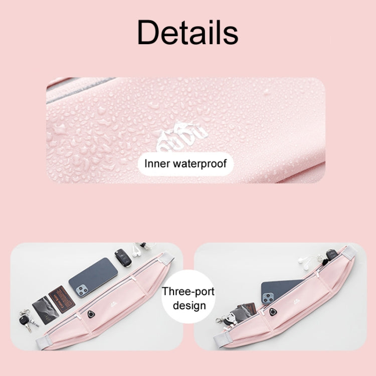 OUDU Outdoor Sports Waist Pack Male And Female Running Waterproof Cell Phone Bag