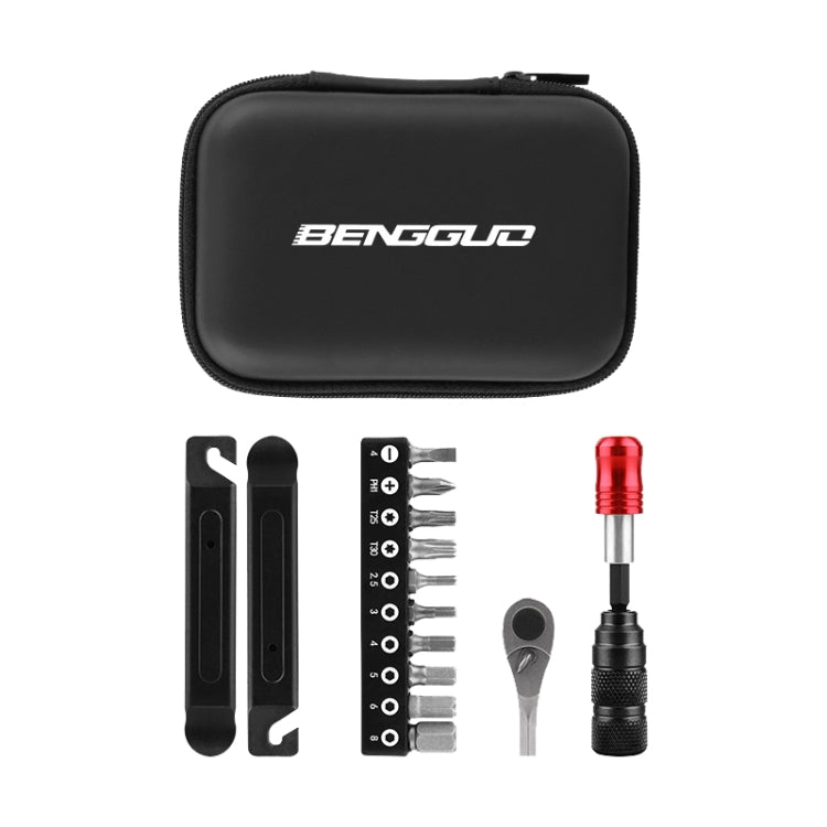 BENGGUO Bicycle Repair Tool Mountain Bike Ratchet Wrench Repair Combination Set, Set 1, Set 2, Set 3, Set 4