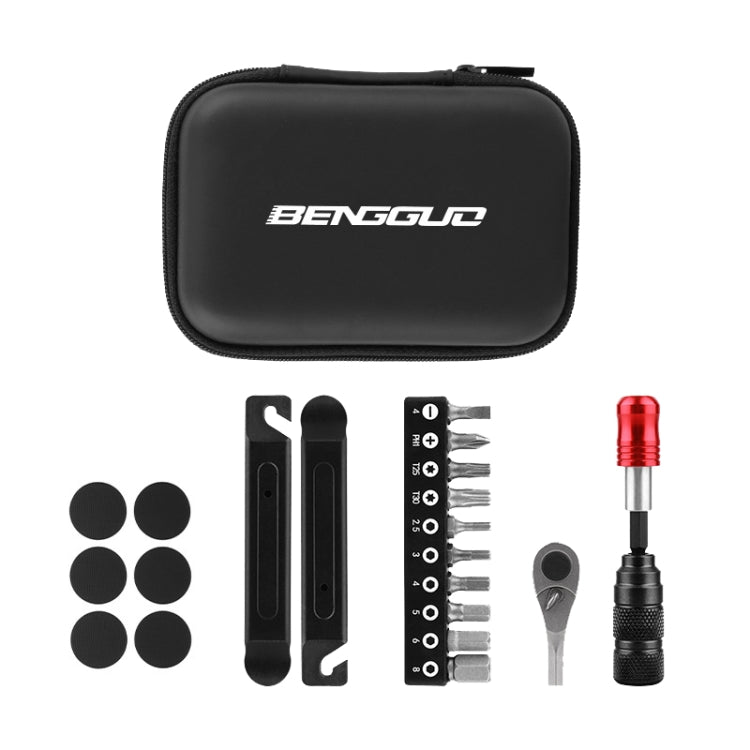 BENGGUO Bicycle Repair Tool Mountain Bike Ratchet Wrench Repair Combination Set, Set 1, Set 2, Set 3, Set 4