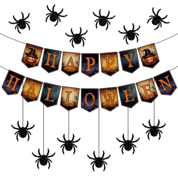 Halloween Decoration Wall Stickers Hanging Pendant Party Horror Banner Decoration