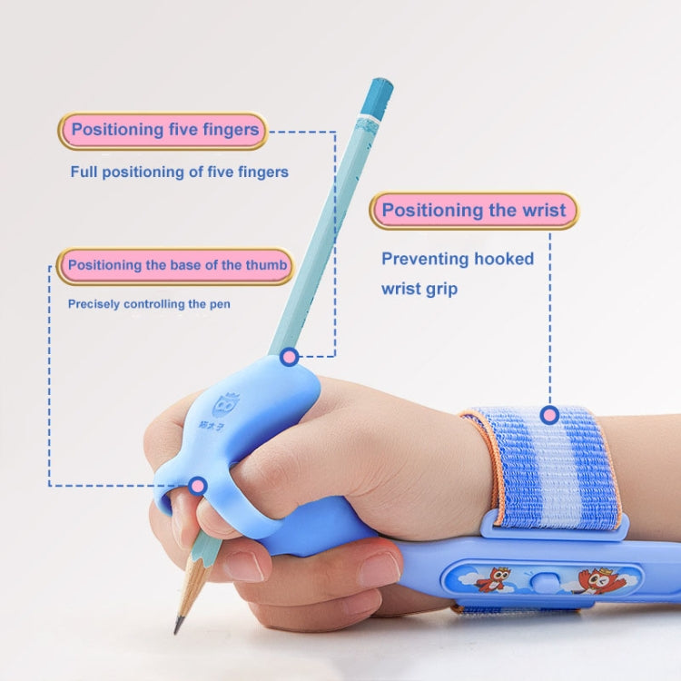 Maotaizi M8125 Cartoon Student Anti-wrist Hook Pen Holding Corrector Set Writing Posture Fixer