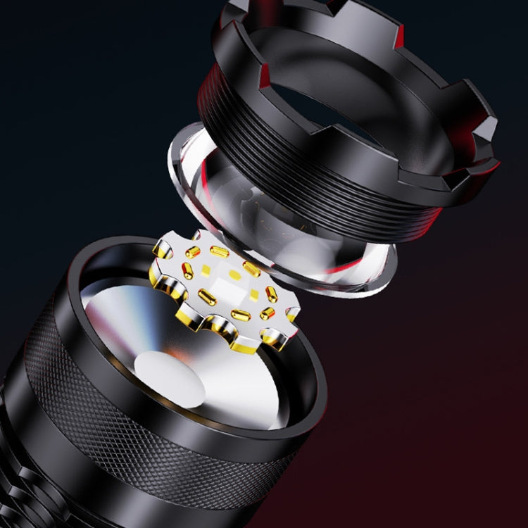 Outdoor High Brightness Laser Flashlight Telescopic Zoom Long Range Torch, E-SMARTER A55, E-SMARTER A56