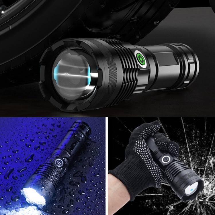 Outdoor High Brightness Laser Flashlight Telescopic Zoom Long Range Torch, E-SMARTER A55, E-SMARTER A56