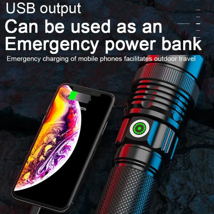 Outdoor High Brightness Laser Flashlight Telescopic Zoom Long Range Torch, E-SMARTER A55, E-SMARTER A56