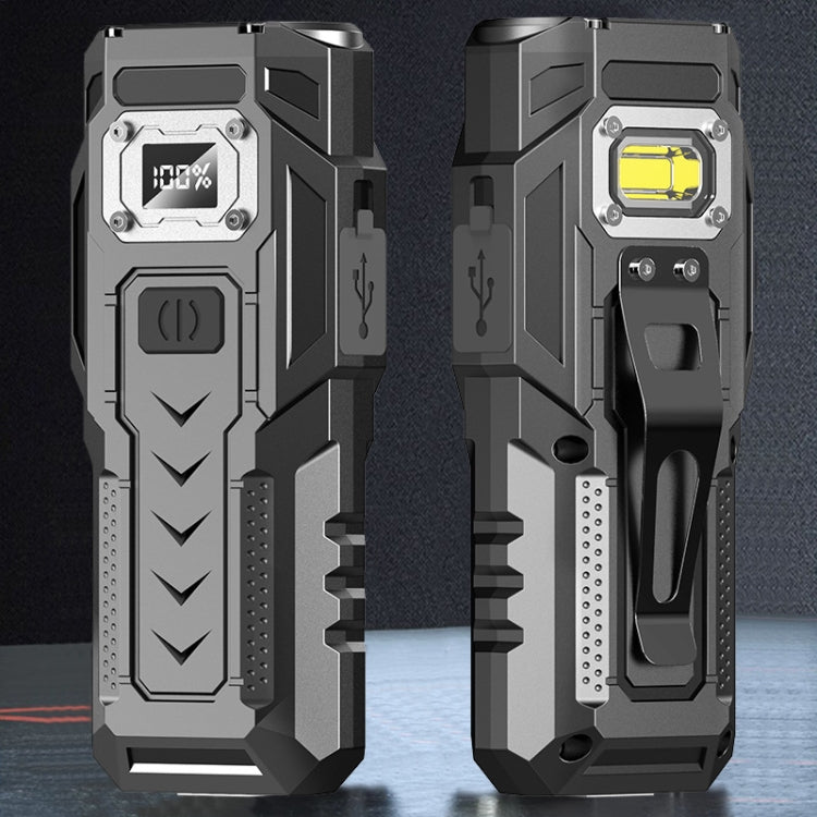 Strong Mini Key Light Magnetic LCD Electric Display Dual Light Tool Lamp