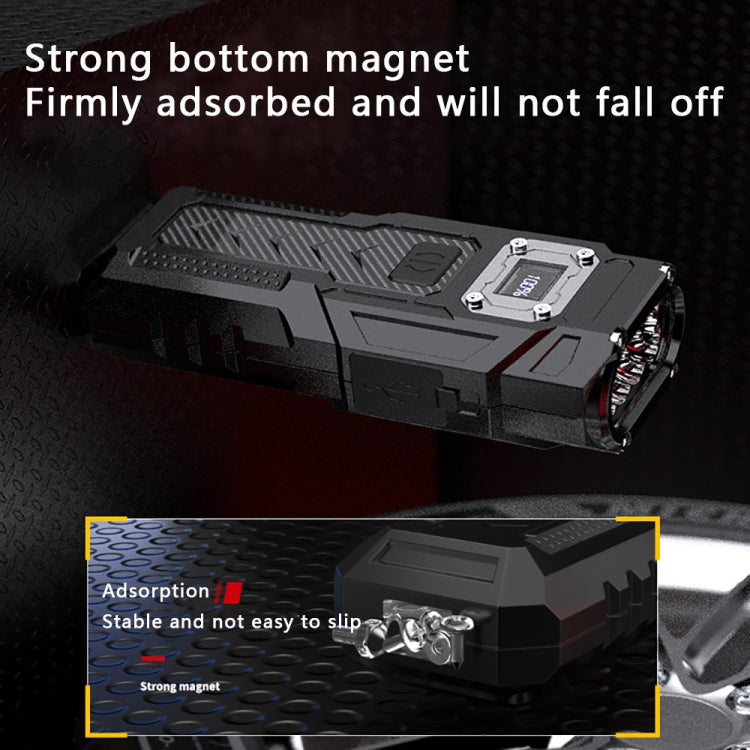 Strong Mini Key Light Magnetic LCD Electric Display Dual Light Tool Lamp