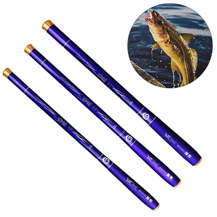 Pocket Telescopic Short Section Fishing Rod Carbon Stream Ultra Light Super Hard Mini Fishing Hand Pole, 1.8m, 2.1m, 2.4m, 2.7m, 3.0m, 3.3m, 3.6m, 4.5m, 5.4m, 6.3m