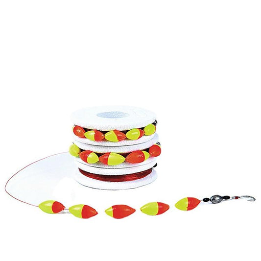 10pcs /Pack  3.6m Traditional Seven Star Fishing Float Line Set With Single Hook, 2.0