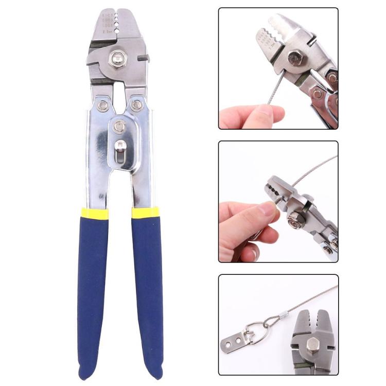 Outdoor Sea Fishing Pliers High-precision Wire Rope Crimping Pliers, SJ-255, SJ-255 + 150pcs, SJ-255 +300pcs