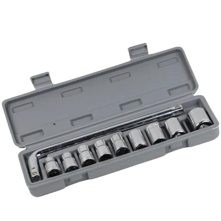 10pcs /Set Wrench Socket Set Combination Tool Kit Car Tire Auto Repair Tools