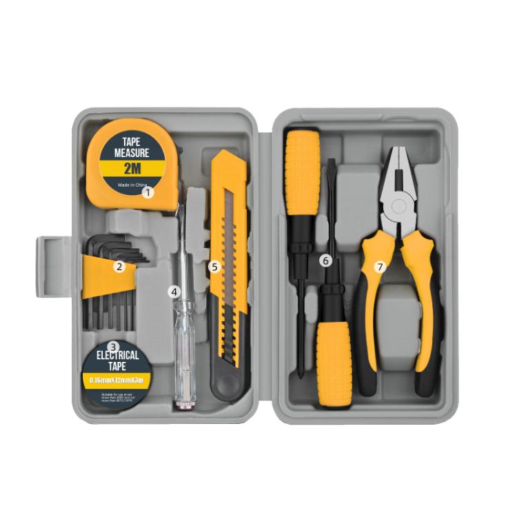 Multifunctional Home Hardware Tools Repair Hand Toolbox Combination Set, 13pcs /Set Cutter Model Pink, 13pcs /Set Cutter Model Yellow, 24pcs /Set Pliers Upgrade Yellow, 24pcs /Set Pliers Upgrade Pink, 19pcs /Set Upgrade Yellow, 19pcs /Set Upgrade Pink ...