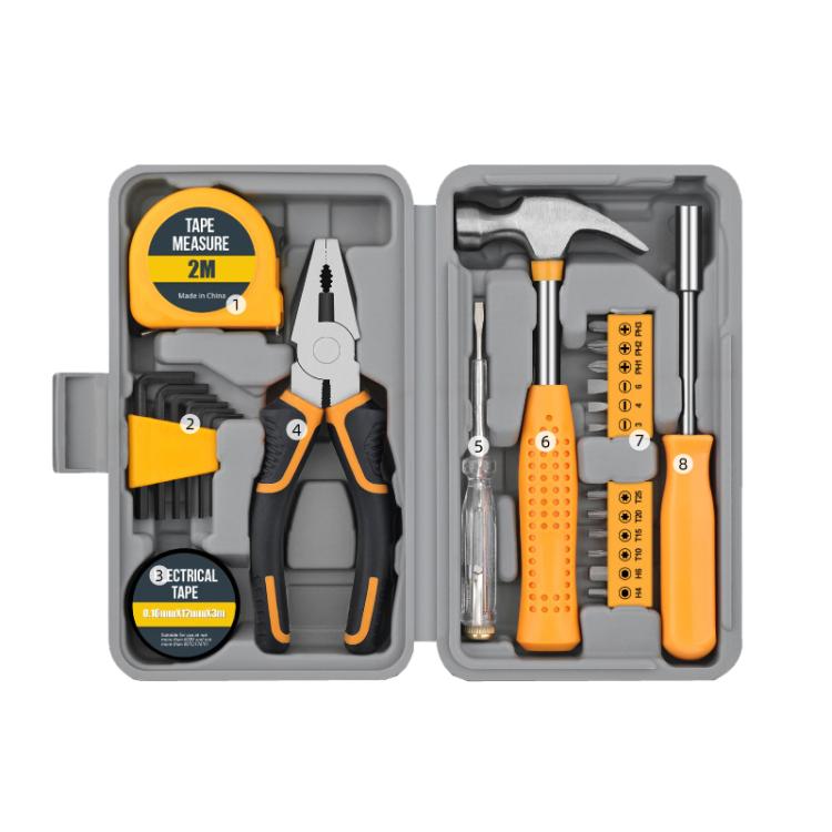 Multifunctional Home Hardware Tools Repair Hand Toolbox Combination Set, 13pcs /Set Cutter Model Pink, 13pcs /Set Cutter Model Yellow, 24pcs /Set Pliers Upgrade Yellow, 24pcs /Set Pliers Upgrade Pink, 19pcs /Set Upgrade Yellow, 19pcs /Set Upgrade Pink ...