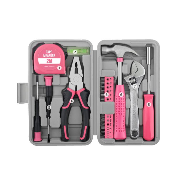 Multifunctional Home Hardware Tools Repair Hand Toolbox Combination Set, 13pcs /Set Cutter Model Pink, 13pcs /Set Cutter Model Yellow, 24pcs /Set Pliers Upgrade Yellow, 24pcs /Set Pliers Upgrade Pink, 19pcs /Set Upgrade Yellow, 19pcs /Set Upgrade Pink ...