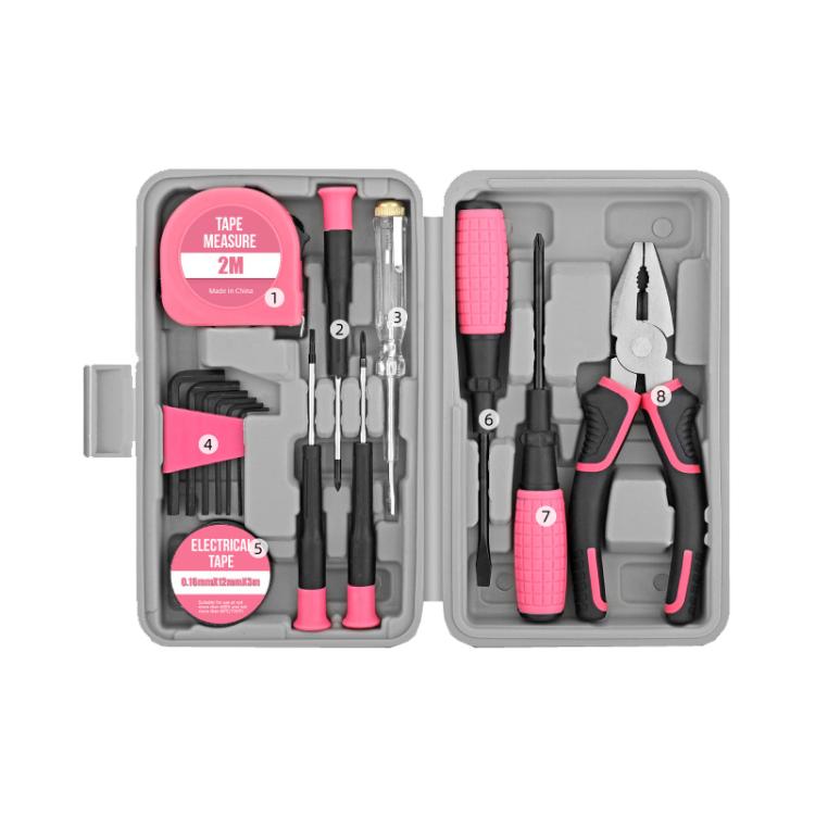 Multifunctional Home Hardware Tools Repair Hand Toolbox Combination Set, 13pcs /Set Cutter Model Pink, 13pcs /Set Cutter Model Yellow, 24pcs /Set Pliers Upgrade Yellow, 24pcs /Set Pliers Upgrade Pink, 19pcs /Set Upgrade Yellow, 19pcs /Set Upgrade Pink ...