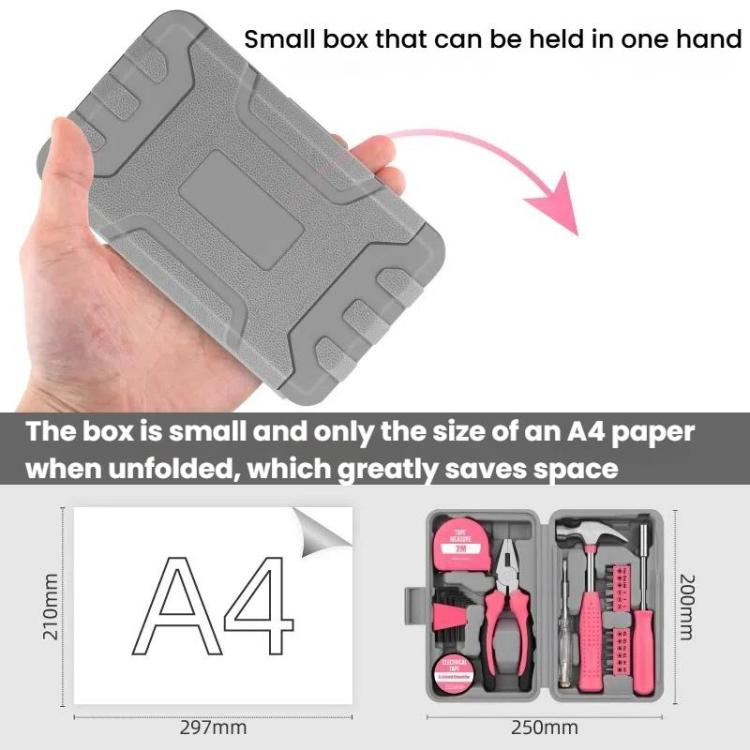 Multifunctional Home Hardware Tools Repair Hand Toolbox Combination Set, 13pcs /Set Cutter Model Pink, 13pcs /Set Cutter Model Yellow, 24pcs /Set Pliers Upgrade Yellow, 24pcs /Set Pliers Upgrade Pink, 19pcs /Set Upgrade Yellow, 19pcs /Set Upgrade Pink ...