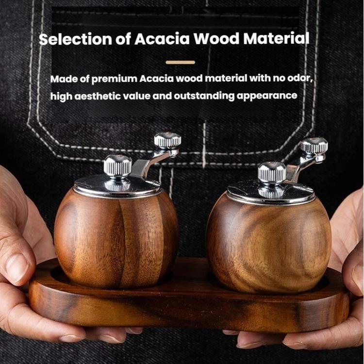 Ball Pepper Mill Hand-Crank Mini Ceramic Core Multi-Purpose Grinder