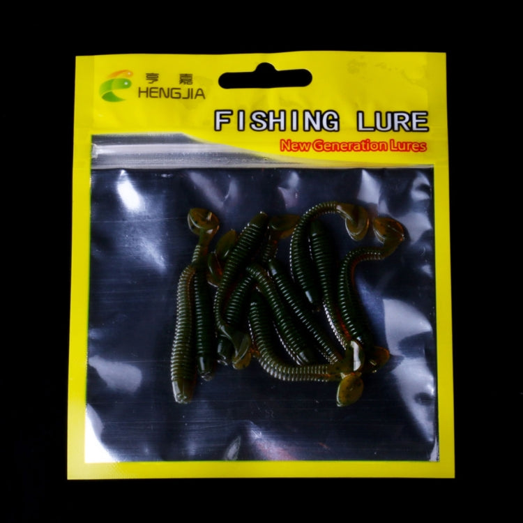HENGJIA SO041 5cm/0.6g 10 PCS  Fishing Wobbler Soft Jigging Fishing Lure Worm Swimbaits Silicone Bait