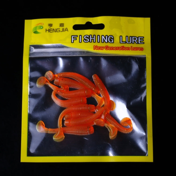 HENGJIA SO041 5cm/0.6g 10 PCS  Fishing Wobbler Soft Jigging Fishing Lure Worm Swimbaits Silicone Bait