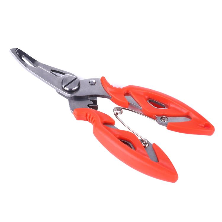 HENGJIA QT014 Multifunctional Stainless Steel Jaw Fishing Pliers Scissors Hook Removal Tool Line Cutter Fishing Tackle