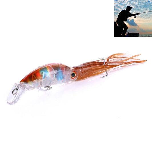 HENGJIA JIZ002 10cm/16.6g Big Octopus Squid Shaped Hard Baits Long Shot Fishing Lures Tackle Baits Fit Sea Fishing and Freshwater Fishing