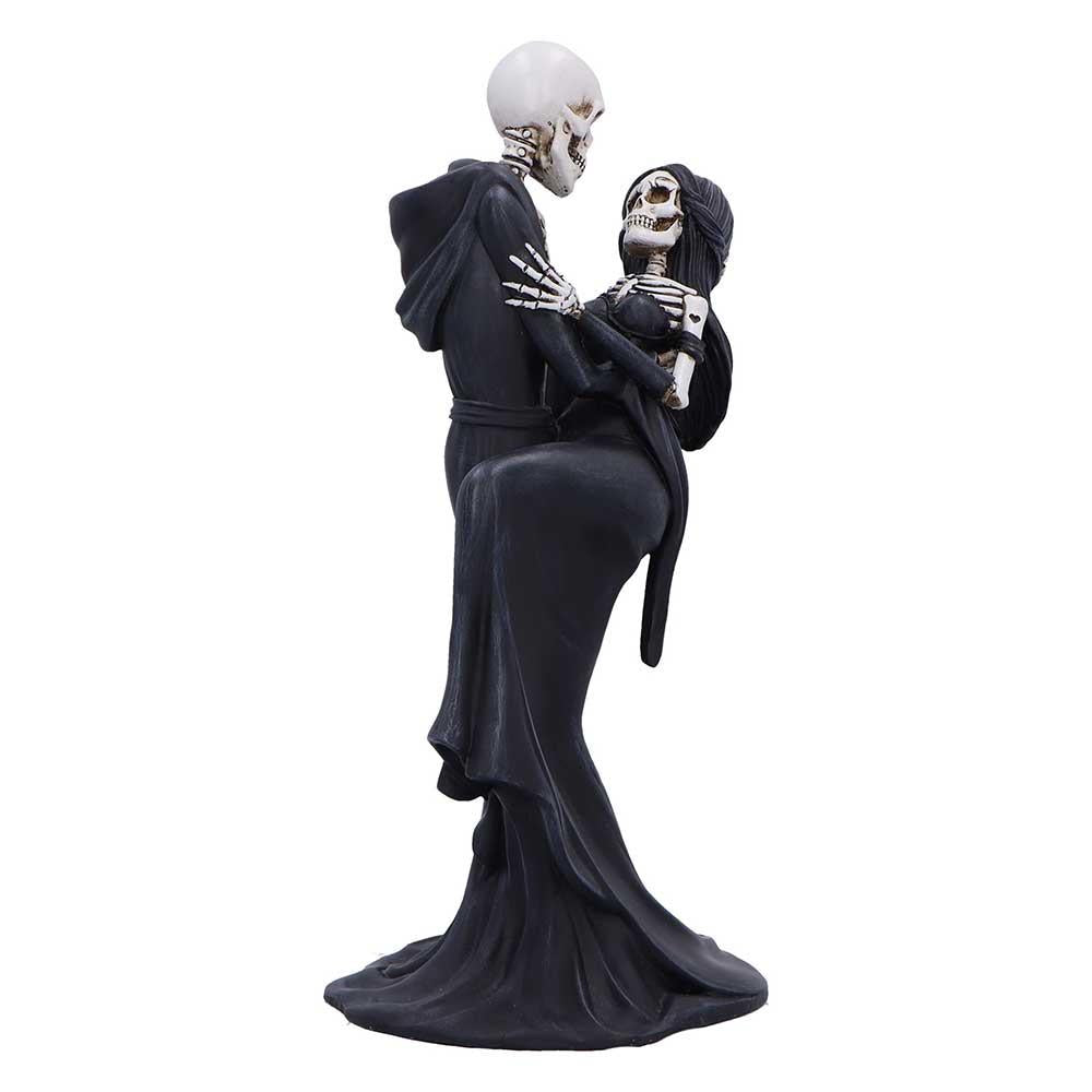 Eternal Dance Skeleton Lovers Figurine Gothic Romance Skull Couple Ornament