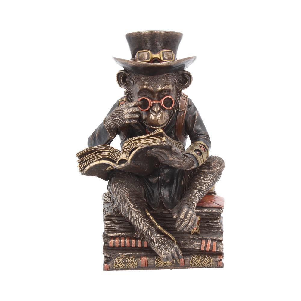 Steampunk Chimp Scholar Figurine Victorian Monkey Ornament Retro Science