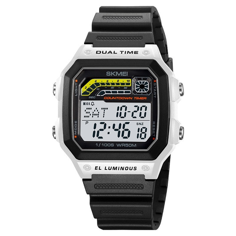 Men's Electronic Watch Luminous Waterproof Multifunctional