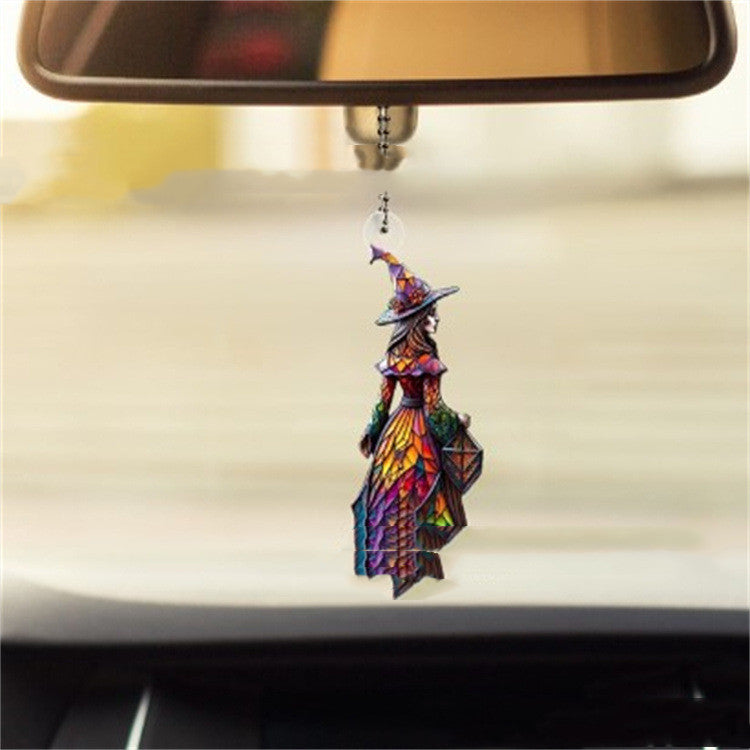 Witch Pendant Car Decorative Ornaments