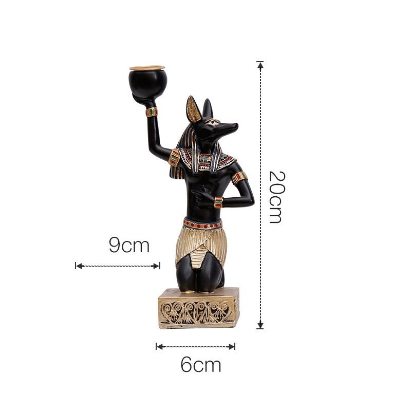 Egyptian Cat Resin Bookend Book By Vintage Decoration